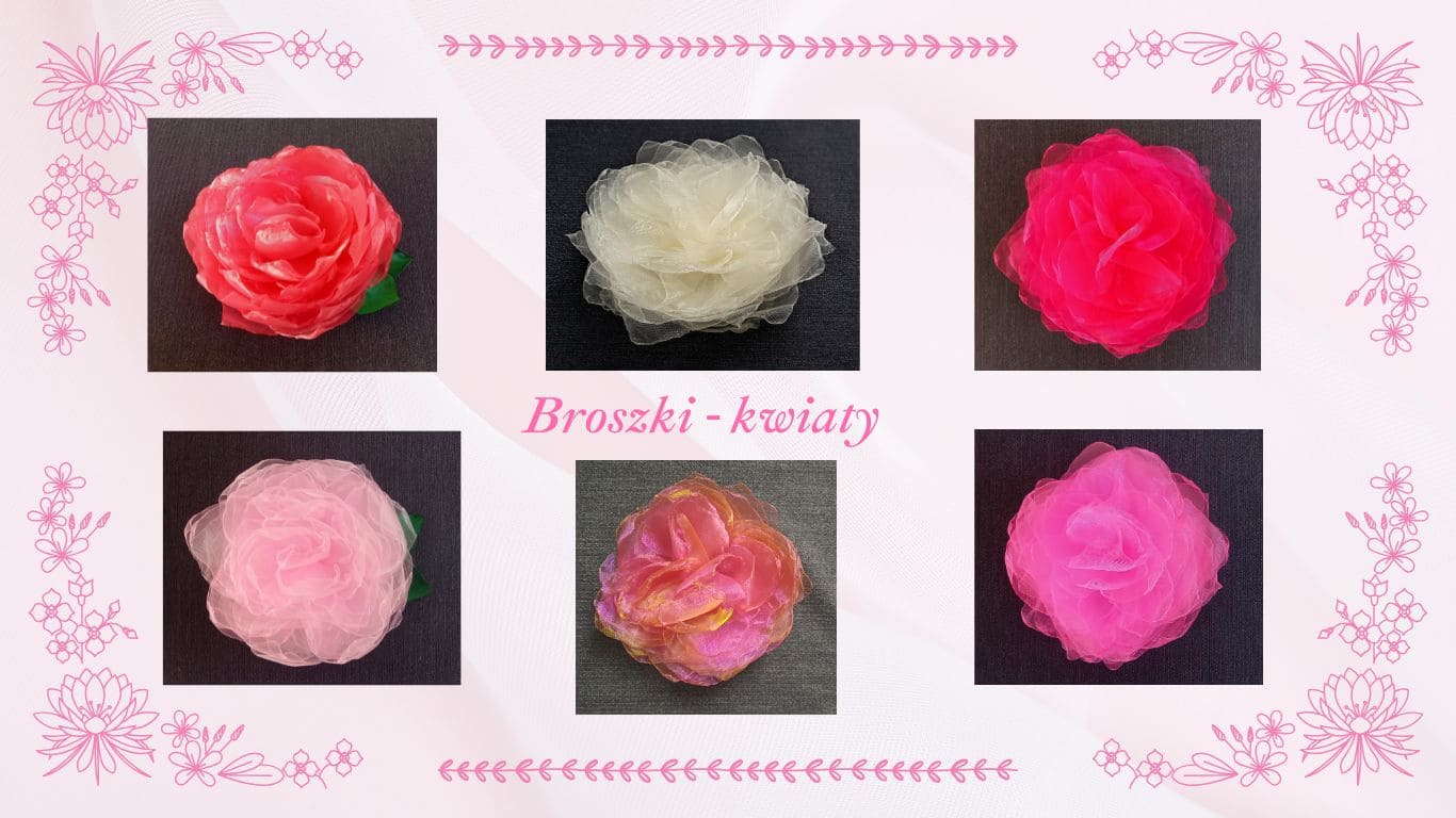 Broszka kwiat